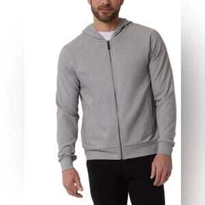 32 Degrees Men's Full Zip Grey Hoodie Size XXL